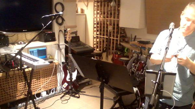 Prepping the HNH studio for work