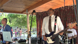 Watching the detectives, and they shoot