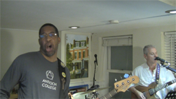 Calling on, in transit