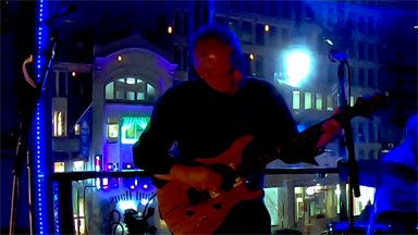 Marc Parsons on guitar